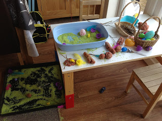 Read more about the article Easter tub exploration…the children’s way!