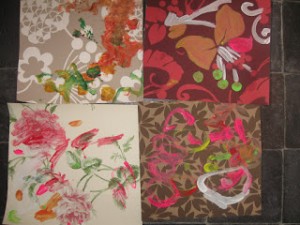 Read more about the article Painting on wallpaper samples