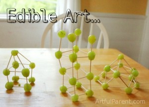 Read more about the article EDIBLE ART! GRAPE + TOOTHPICK SCULPTURES