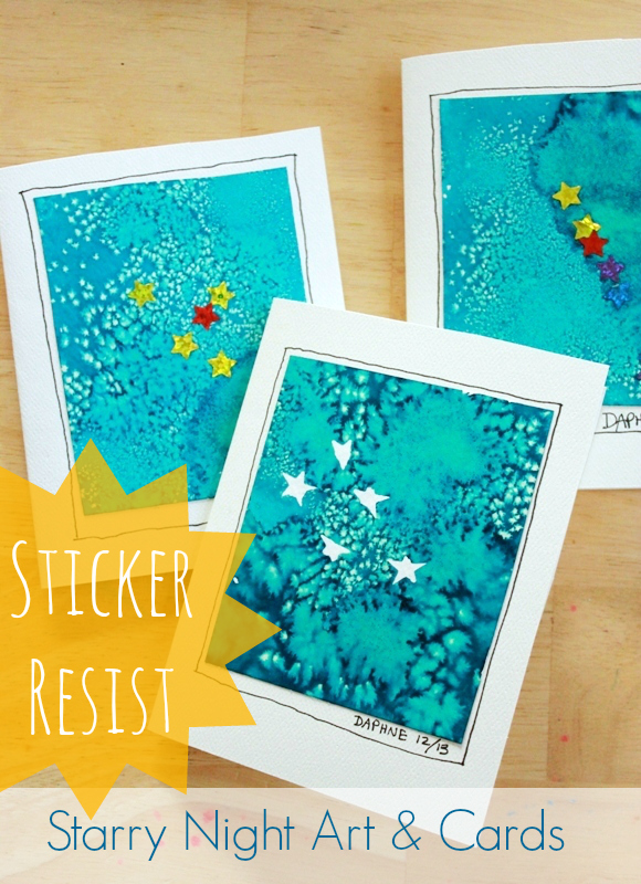 You are currently viewing STICKER RESIST STARRY NIGHT CARDS